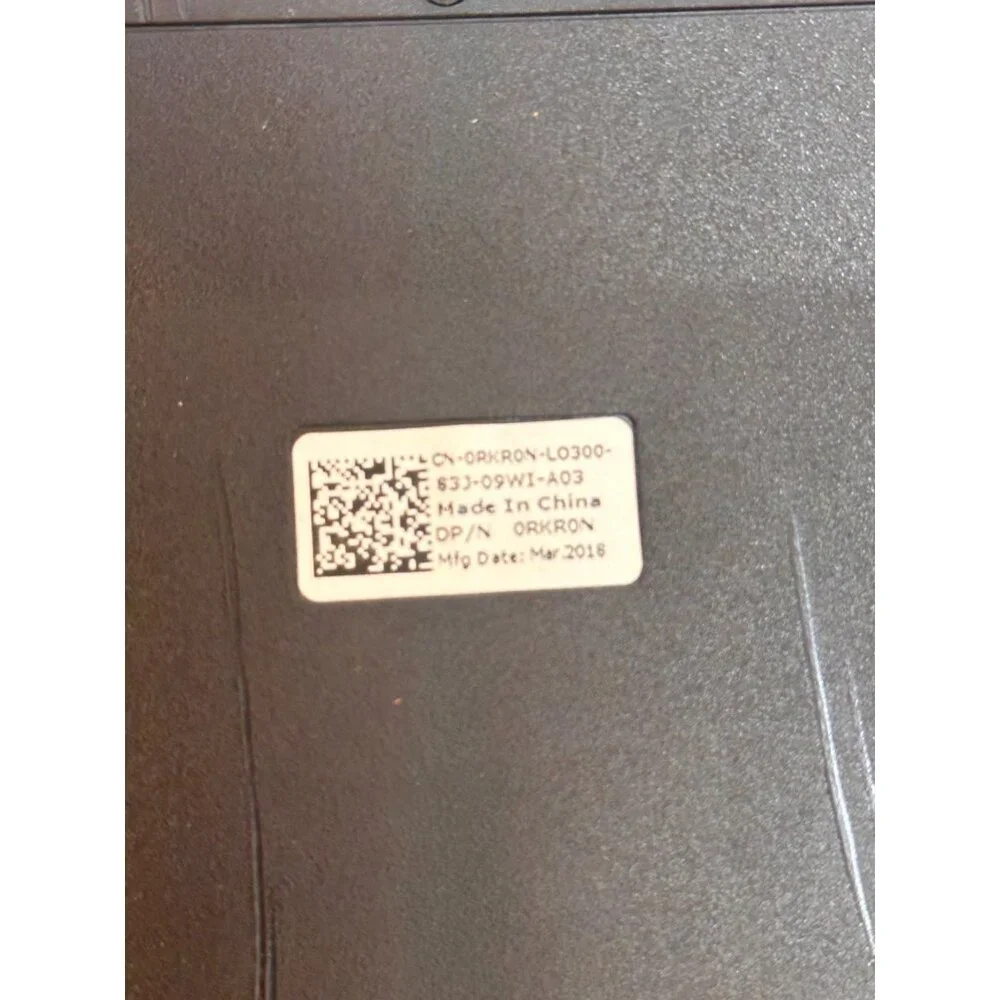 Dell Wired Keyboard Black Full Size With Numeric Keypad USB Connection Model KB2